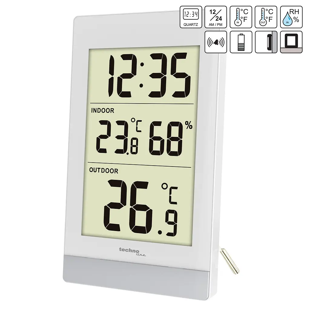 Термогігрометр Technoline WS7039 White - фото 3