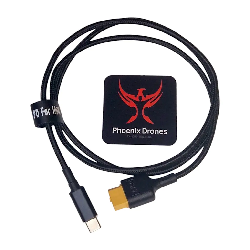 Кабель-перехідник живлення CS100 USB Type-C на XT60 - фото 2
