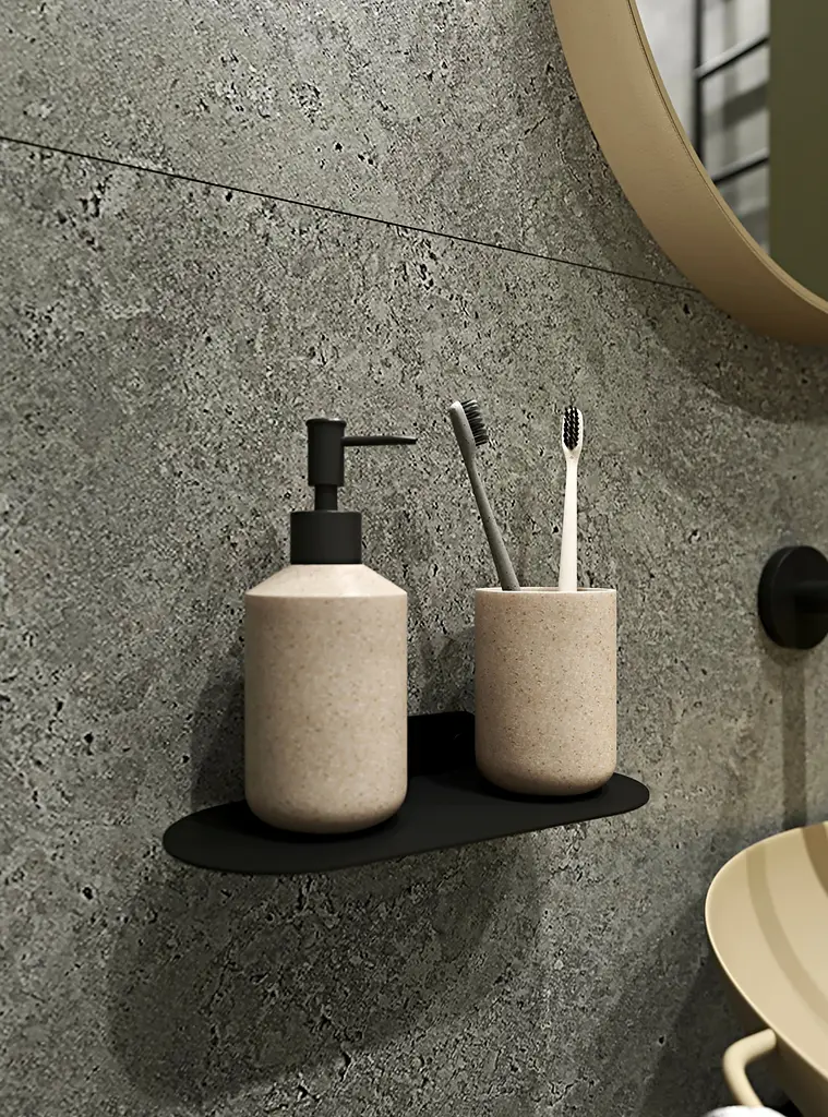 Поличка у ванну Babich Studio Shelf S - Black (RAL 9005) - фото 6