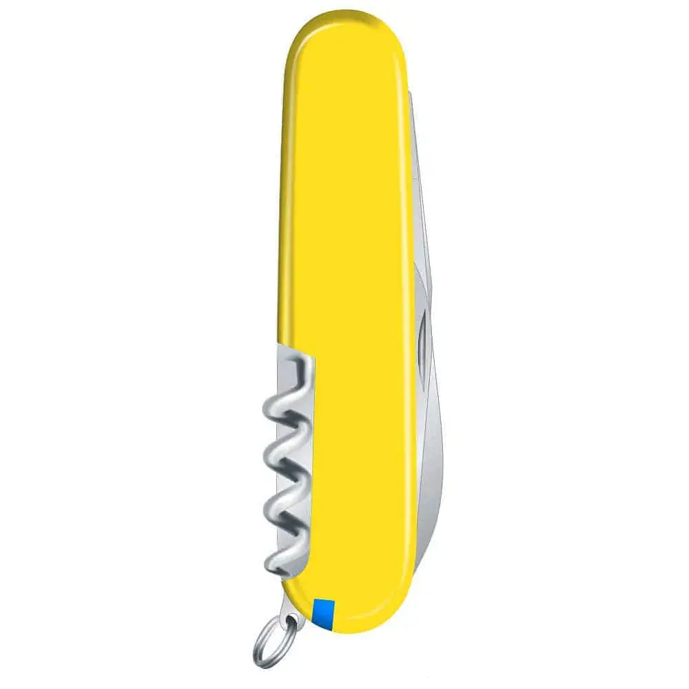 Ніж Victorinox Waiter Ukraine 84 мм Синьо-жовтий (0.3303.2.8) - фото 3
