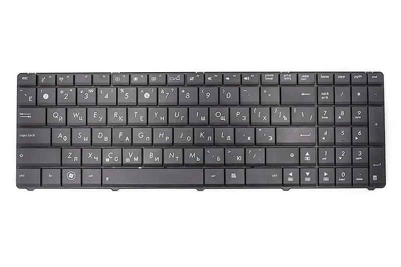Клавiатура для ноутбука ASUS A53U, K53U чорний, без фрейма (KB312504)
