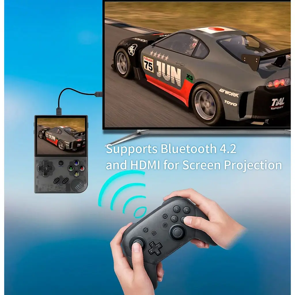 Ретро ігрова приставка Anbernic RG35XX Plus 64GB White [102935] - фото 8