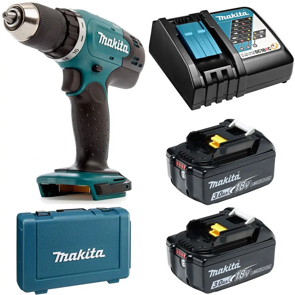 Шурупокрут акумуляторний Makita DDF453RFE (42 Нм, 1.5-13 мм, LXT)