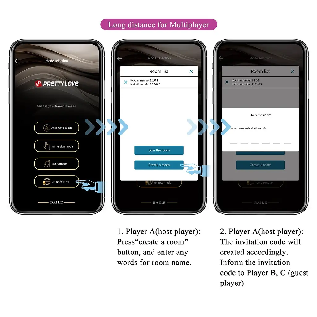 Вибратор Pretty Love Hector Smart 19.5 см сиреневый - фото 13