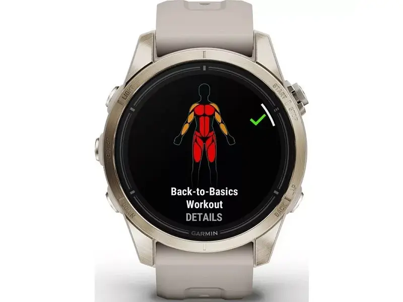 Смарт-годинник Garmin Epix Pro Gen 2 Sapphire 42mm Soft Gold w. Light S. Band (010-02802-10/11) - фото 3