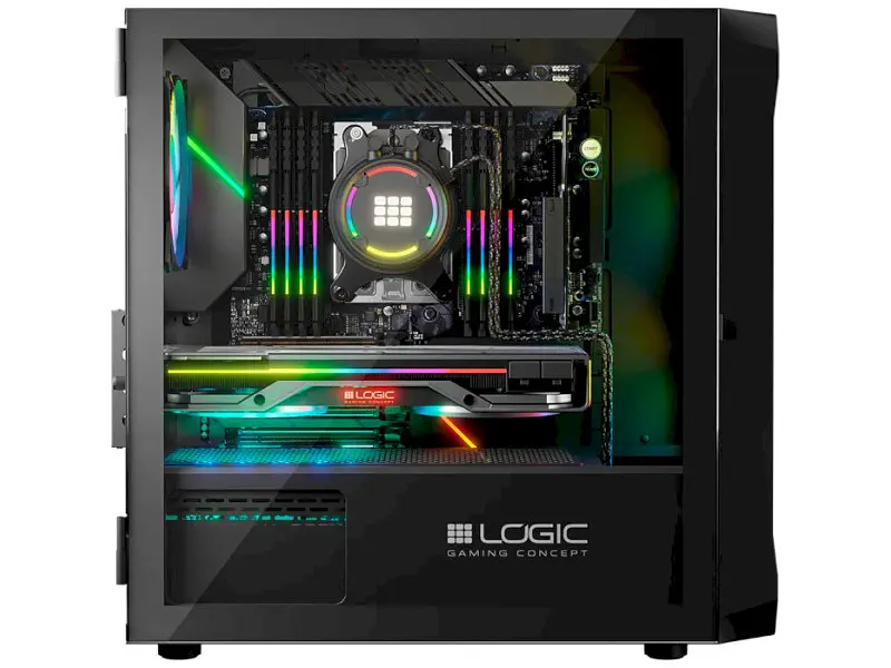 Корпус Logic Concept Portos ARGB Mini Black (AM-PORTOS-10-0000000-0002) - фото 9