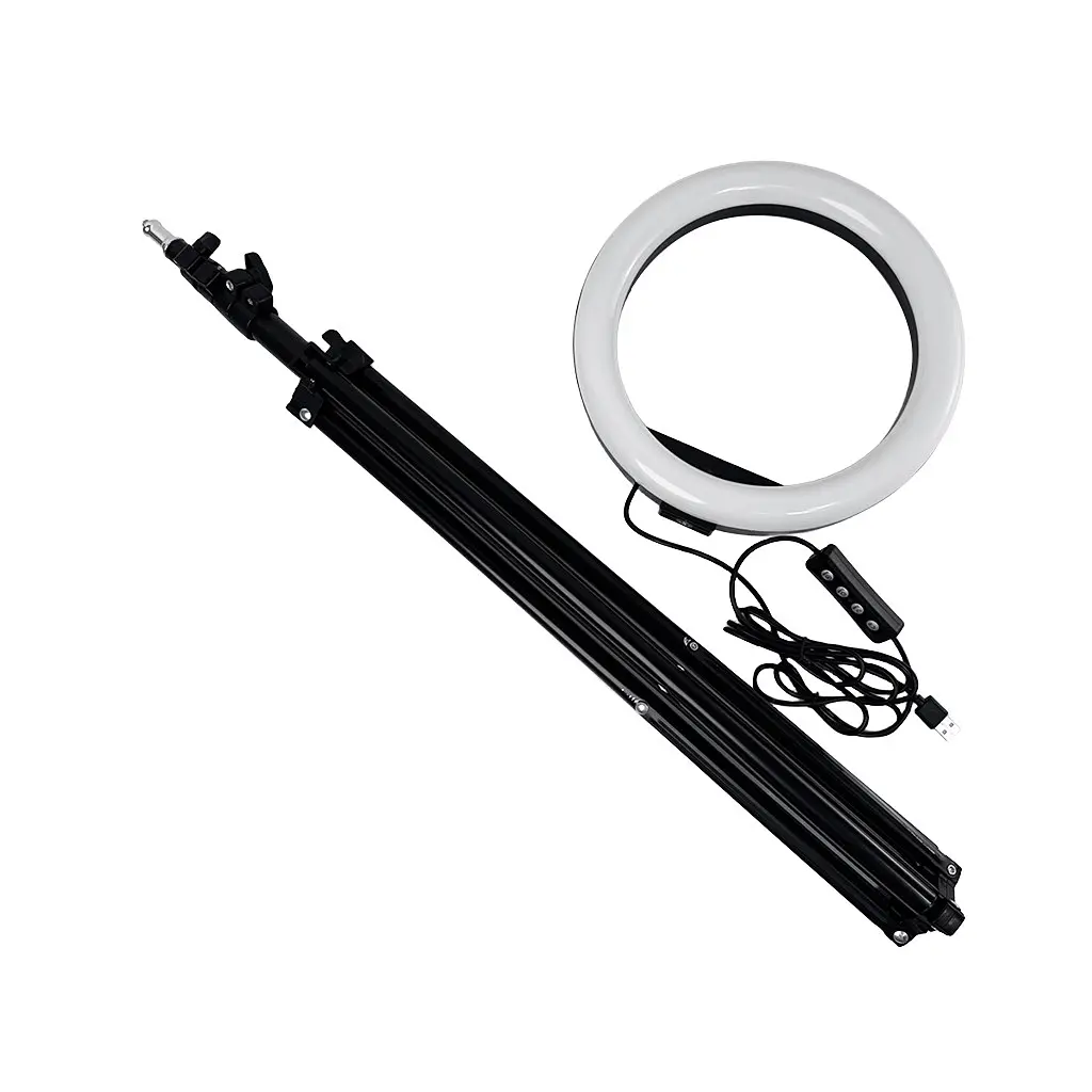 Кольцевая лампа NNM-26 (26см) + штатив 2,1м - фото 2