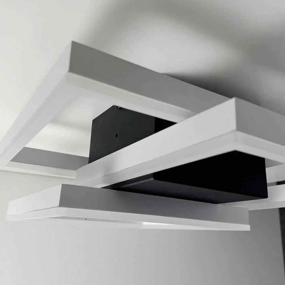 Світильник LED smart RAFAEL+пульт 100W 3000-5000K IP20 прямокутний біло-чорний Violux ( 220905 ) - фото 5