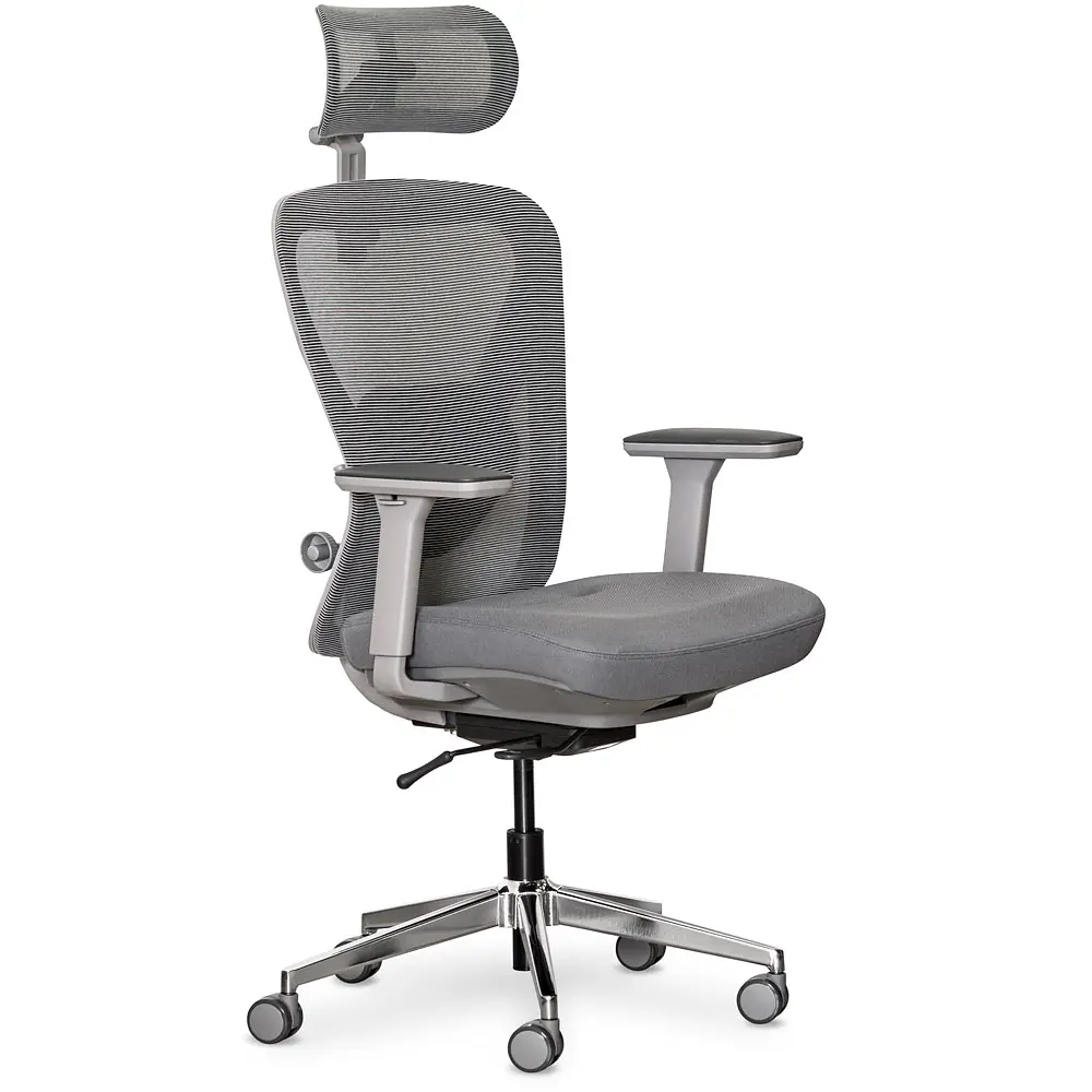 Крісло Mealux Q1 Air Fabric Grey (арт. HF Q-1 F/G)