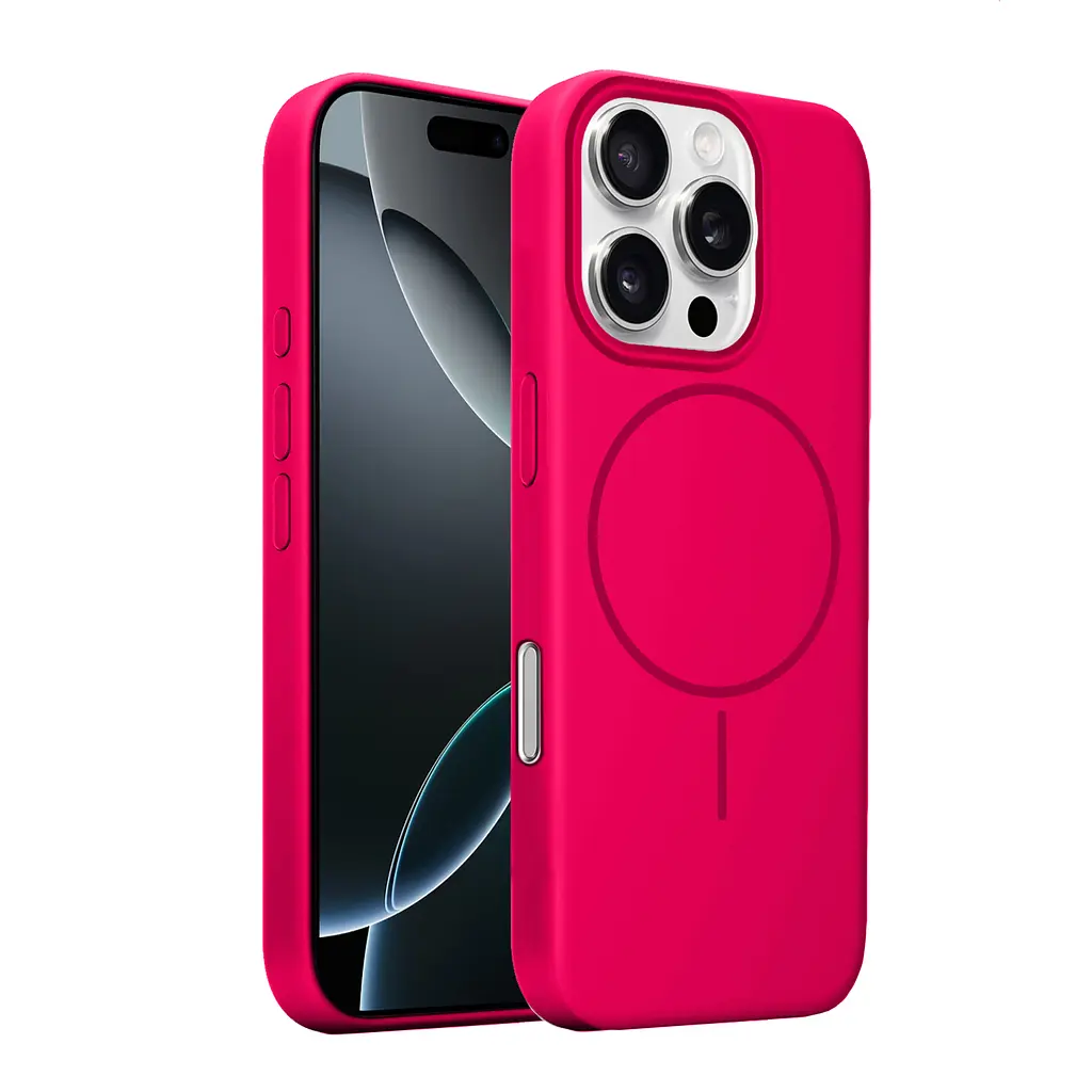 Чохол MAKE Apple iPhone 16 Pro Silicone Solo Fuchsia - фото 2