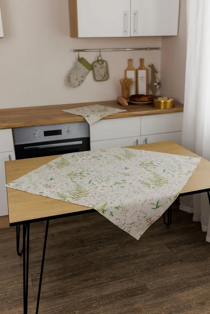 Скатертина на стіл наперон Прованс Herbal 85х85 см (44874) - фото 2