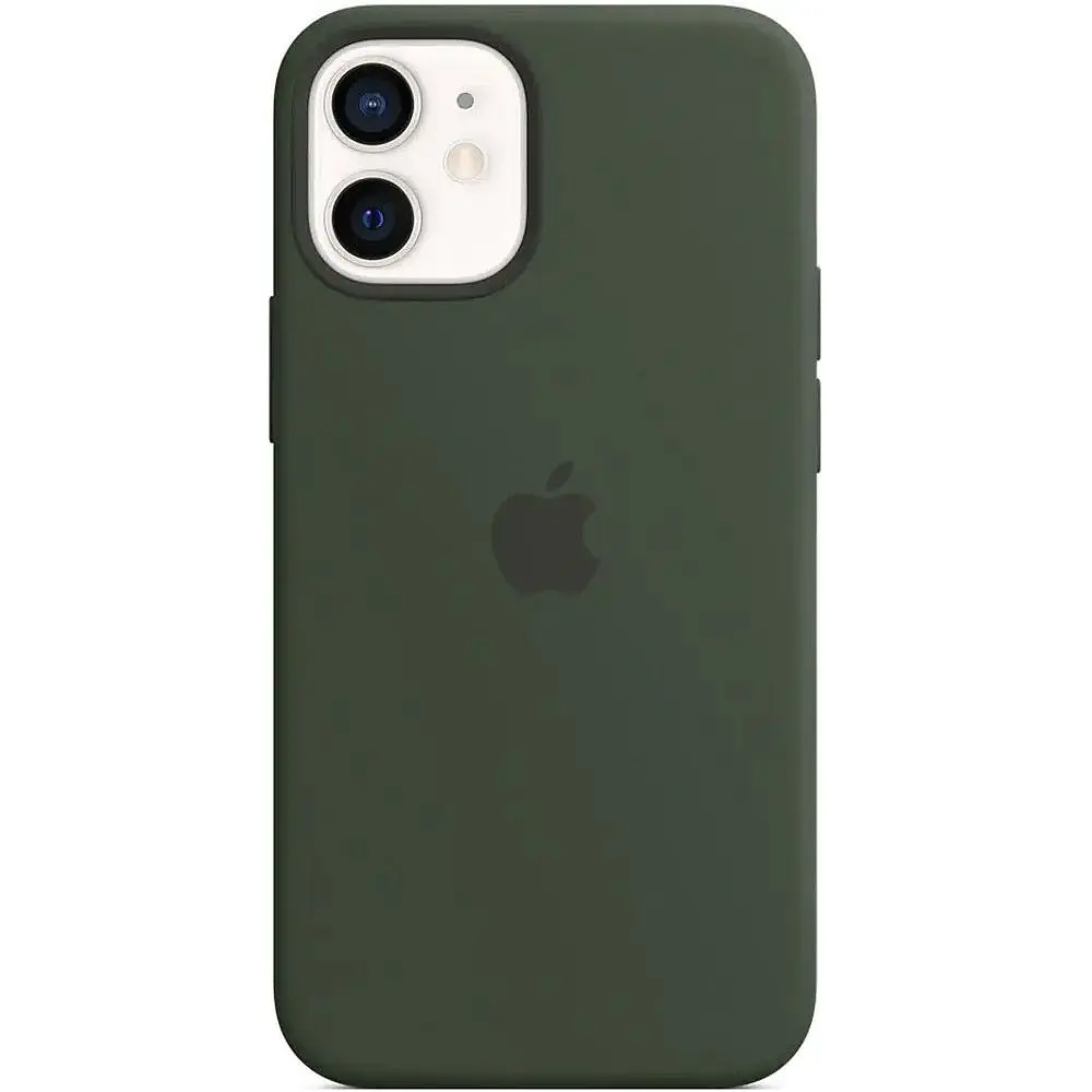 Чохол Silicone Case with MagSafe для Apple iPhone 12/12 Pro Cyprus Green ААА [77781] - фото 2