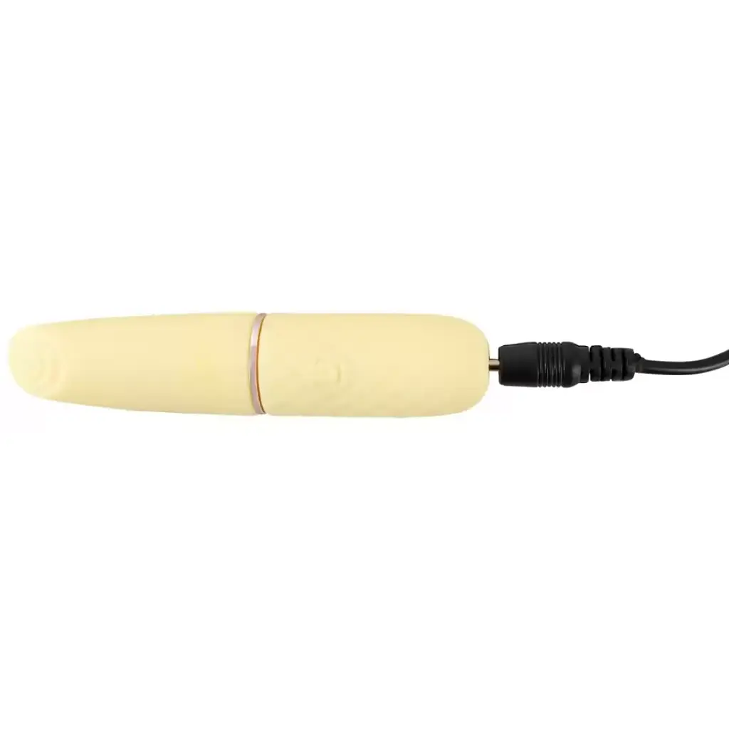 Вибратор Cuties Mini 10.5 см желтый - фото 5