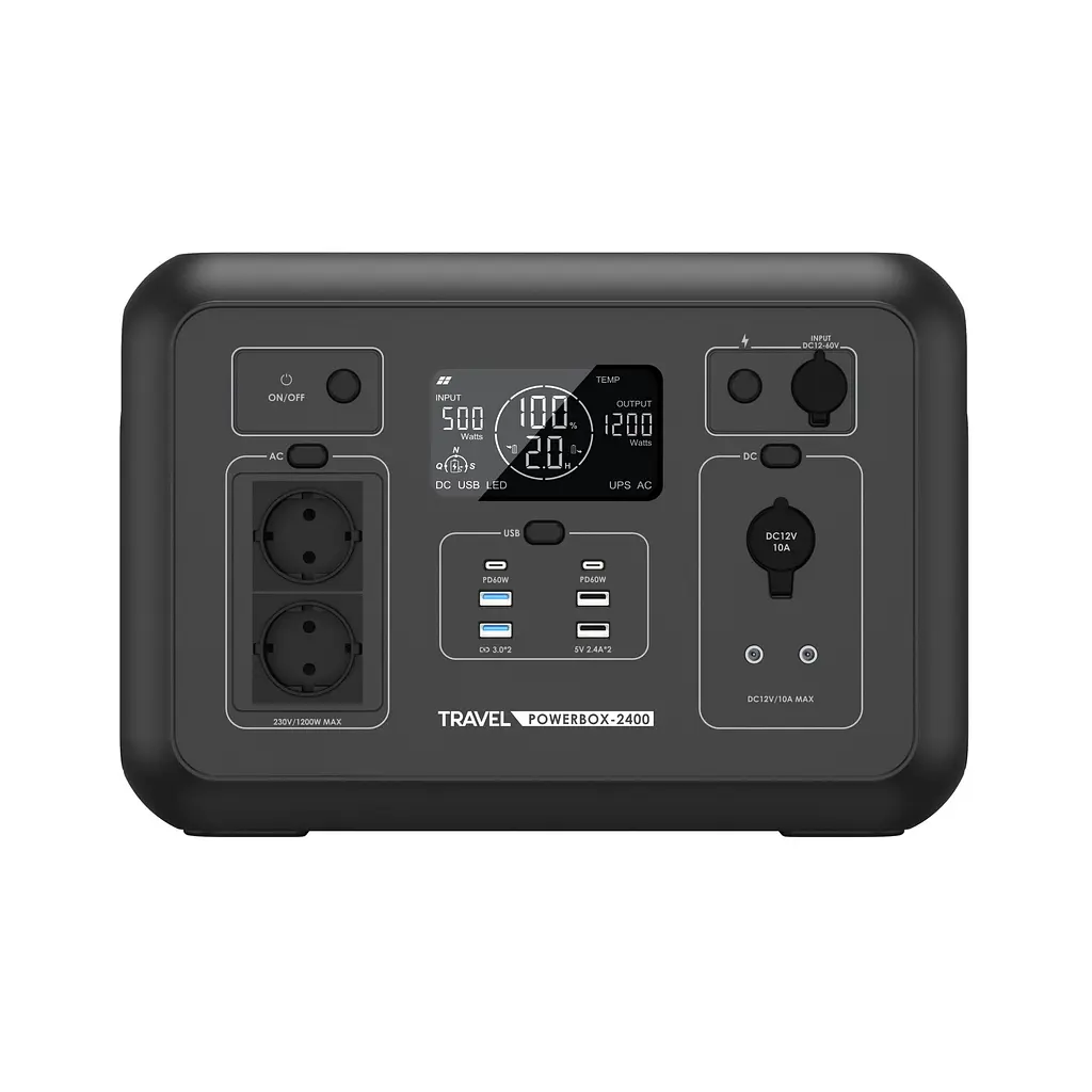 Портативна зарядна станція VOLT POLSKA TRAVEL POWERBOX 2400 1008 Вт·год 1200 Вт LiFePO4
