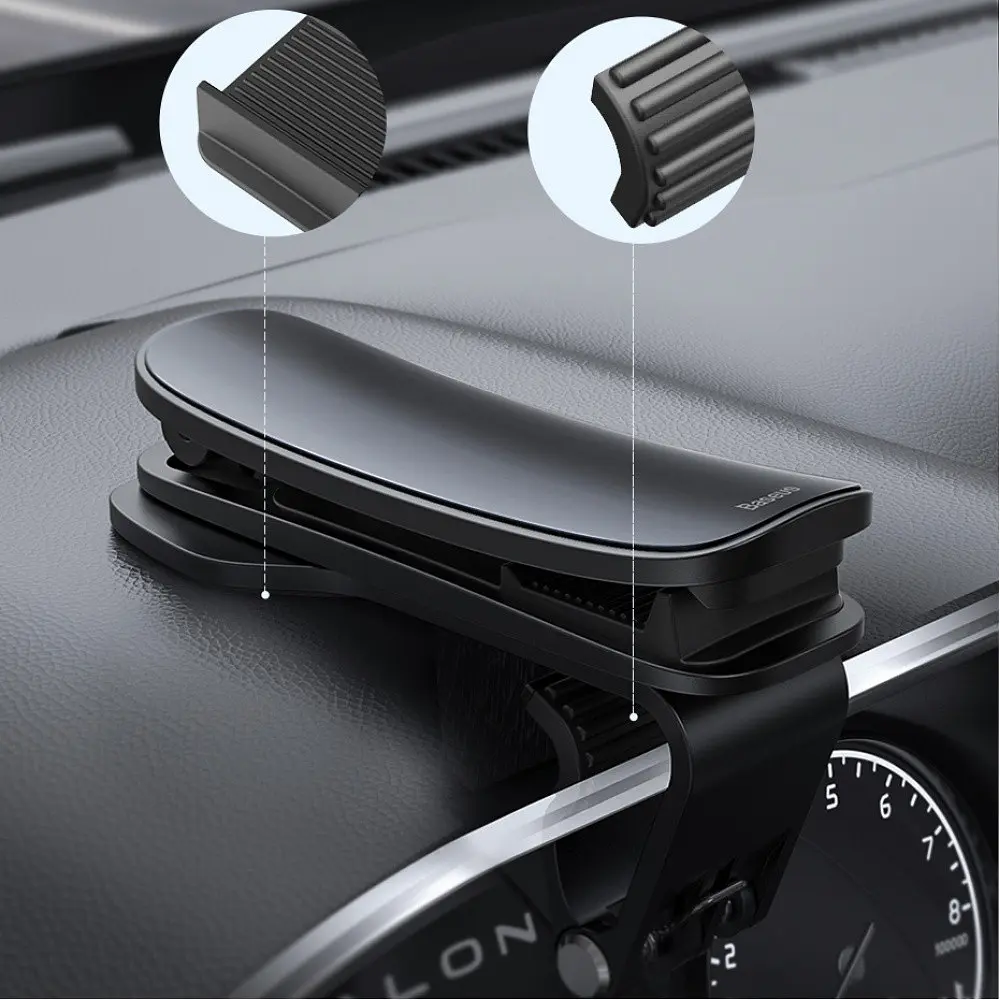 Тримач в машину Baseus Big Mouth Pro Car Mount срібний (29241) - фото 7