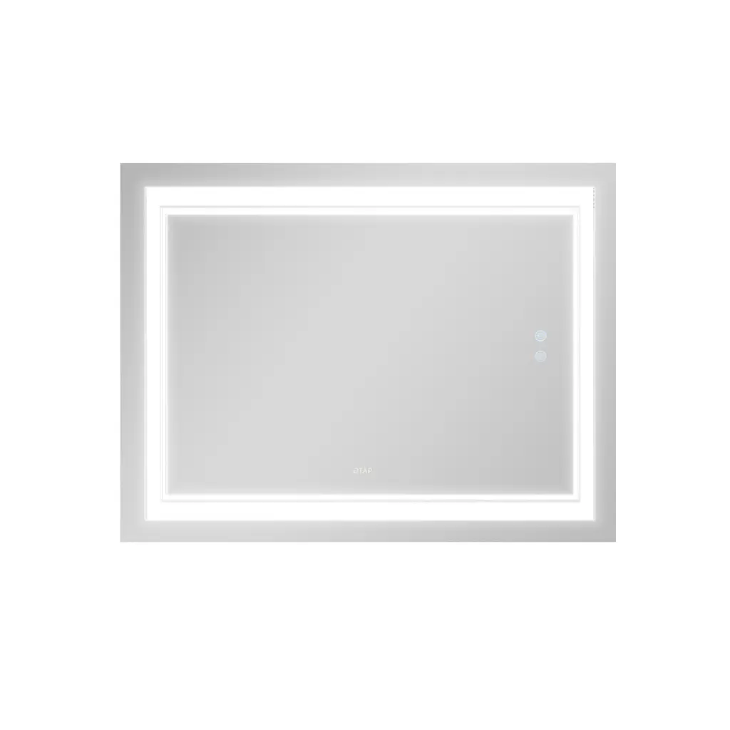 Дзеркало Qtap Cardinal 1000x800 з LED-підсвічуванням Touch, з антизапотіванням, з димером температури кольору (3000-6500K) QT0478C10080 - фото 4