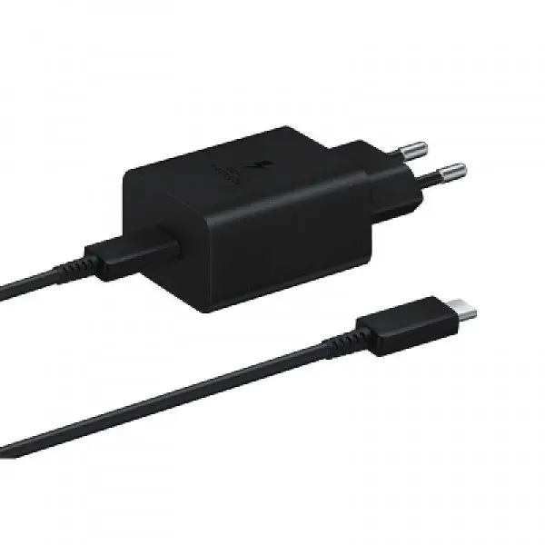 Сетевой зарядный комплект Samsung 45W Compact Power Adapter (EP-T4510XBE) блок с кабелем C to C черный - фото 3