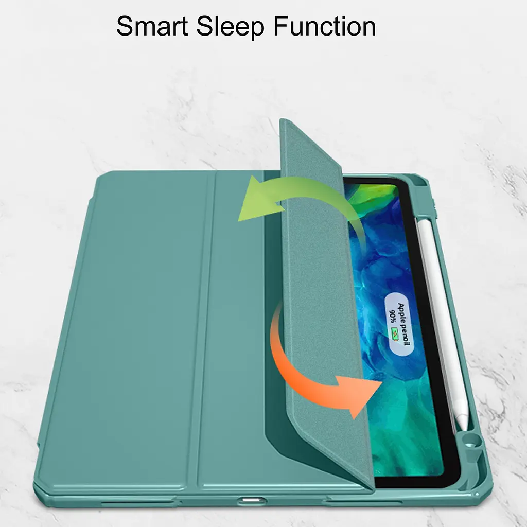 Чохол-книжка Mutural Pinyue Smart Case для Apple iPad Pro 12.9` M1 (2021) Mint Green [74647] - фото 7