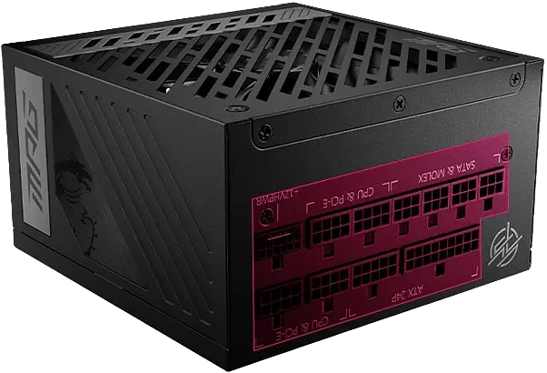 Блок живлення MSI MPG A850G PCIE5 850W 80+ Gold (MPG A850G PCIE5) - фото 2