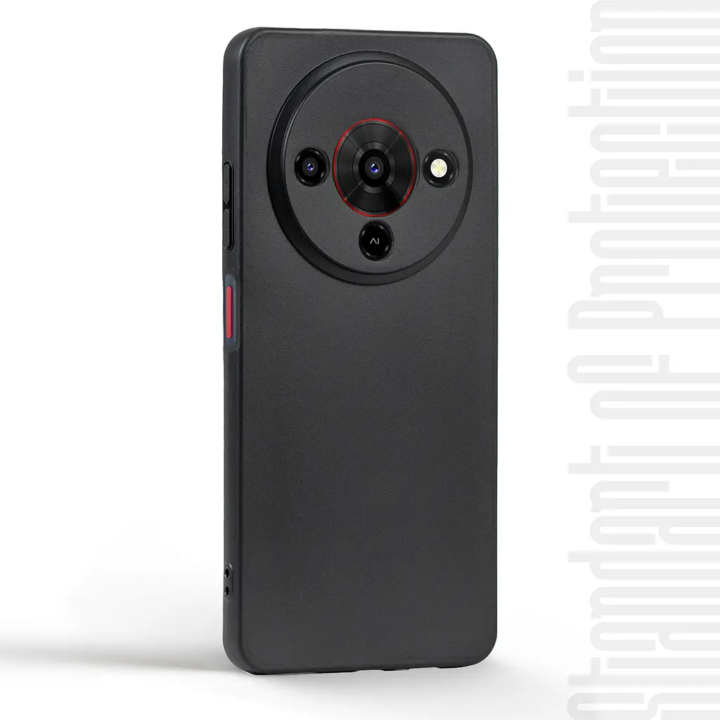 Чехол-накладка для смартфона ZTE Blade A76 5G противоударный, силиконовый, термополиуретановый (ТПУ), с защитой камеры и корпуса, черный, защита всего корпуса, ArmorStandart (ARM90122) - фото 2