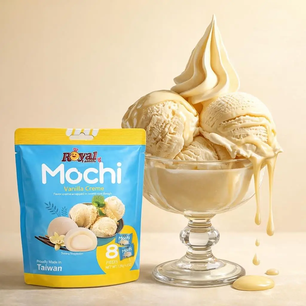 Моті Royal Family Mochi Vanilla Creme 120г - фото 6