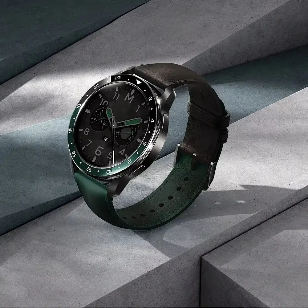 Ремінець шкіряний Tamister для годинника Xiaomi Watch 2/ 2Pro/ S4/ S3/ S2/ S1 22 мм Black-green - фото 6