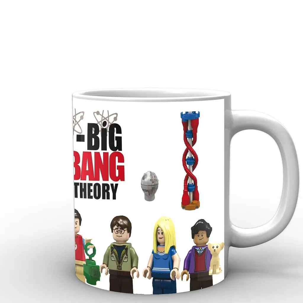 Кухоль GeekLand Теорія великого вибуху The Big Bang Theory лего BB.002.19 330 мл білий - фото 3