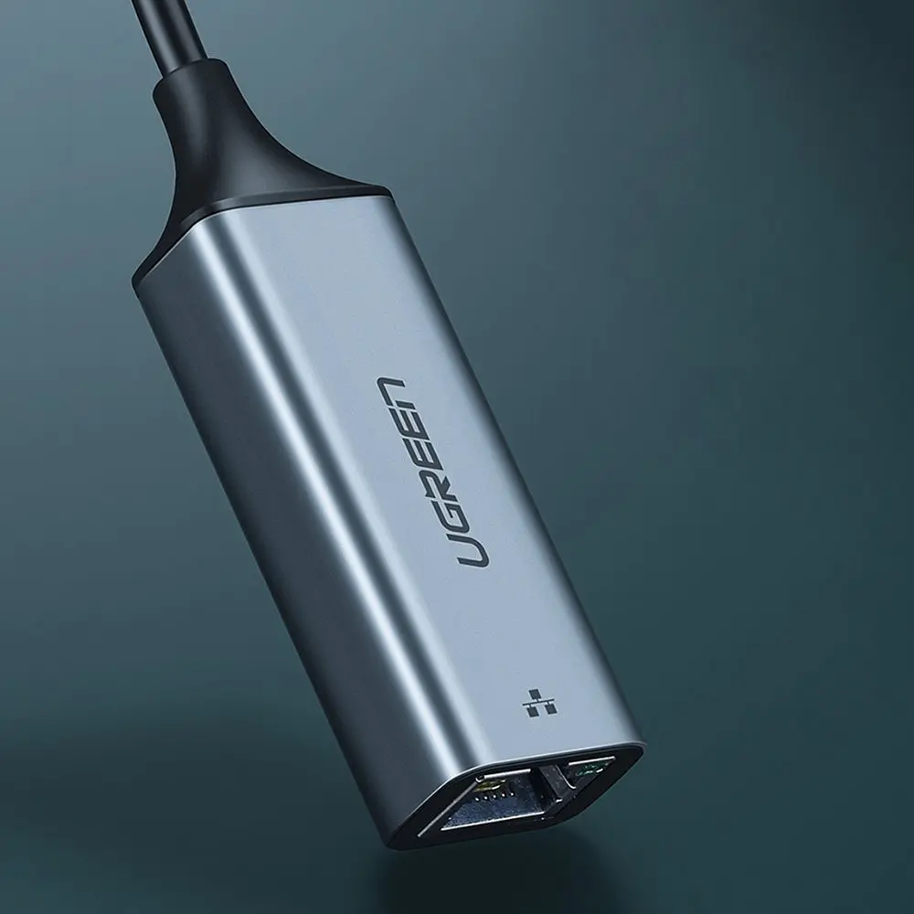 Перехідник USB 3.1 Type-C --> Ethernet RJ45 1000 Mb CM199 UGREEN Косм. Сірий - фото 5