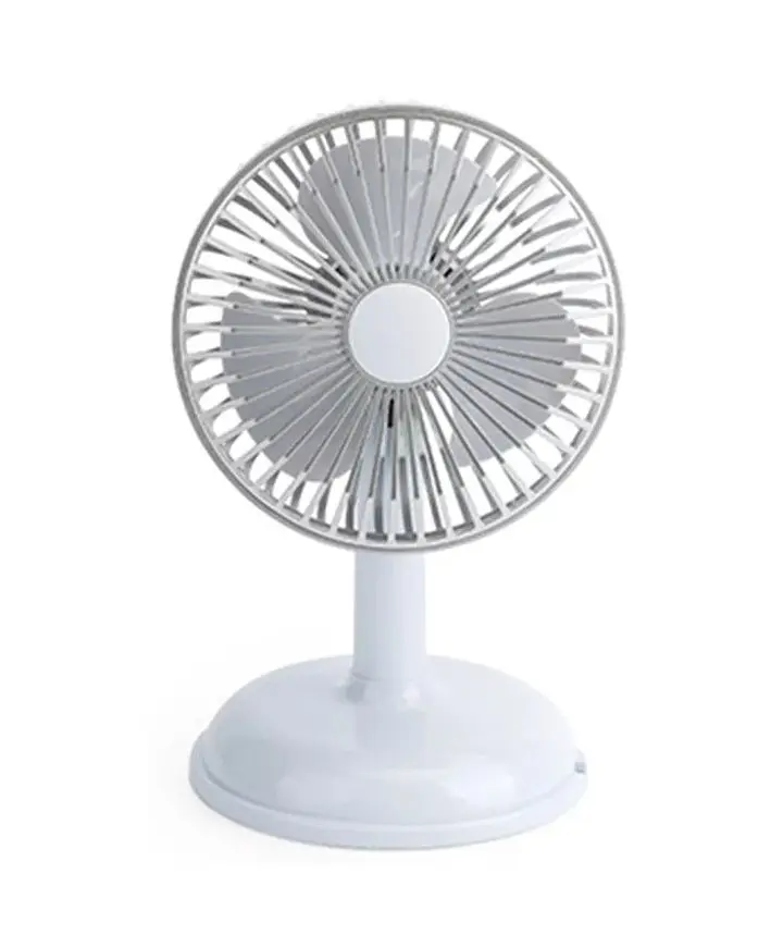 Вентилятор настільний портативний FAN KD197 Simple desktop USB Світло-сірий