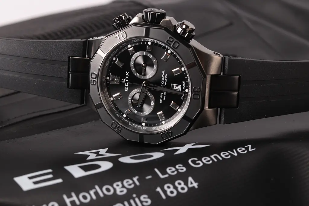 Годинник Edox Delfin Chronograph 10113 37GNCA NGIN - фото 3