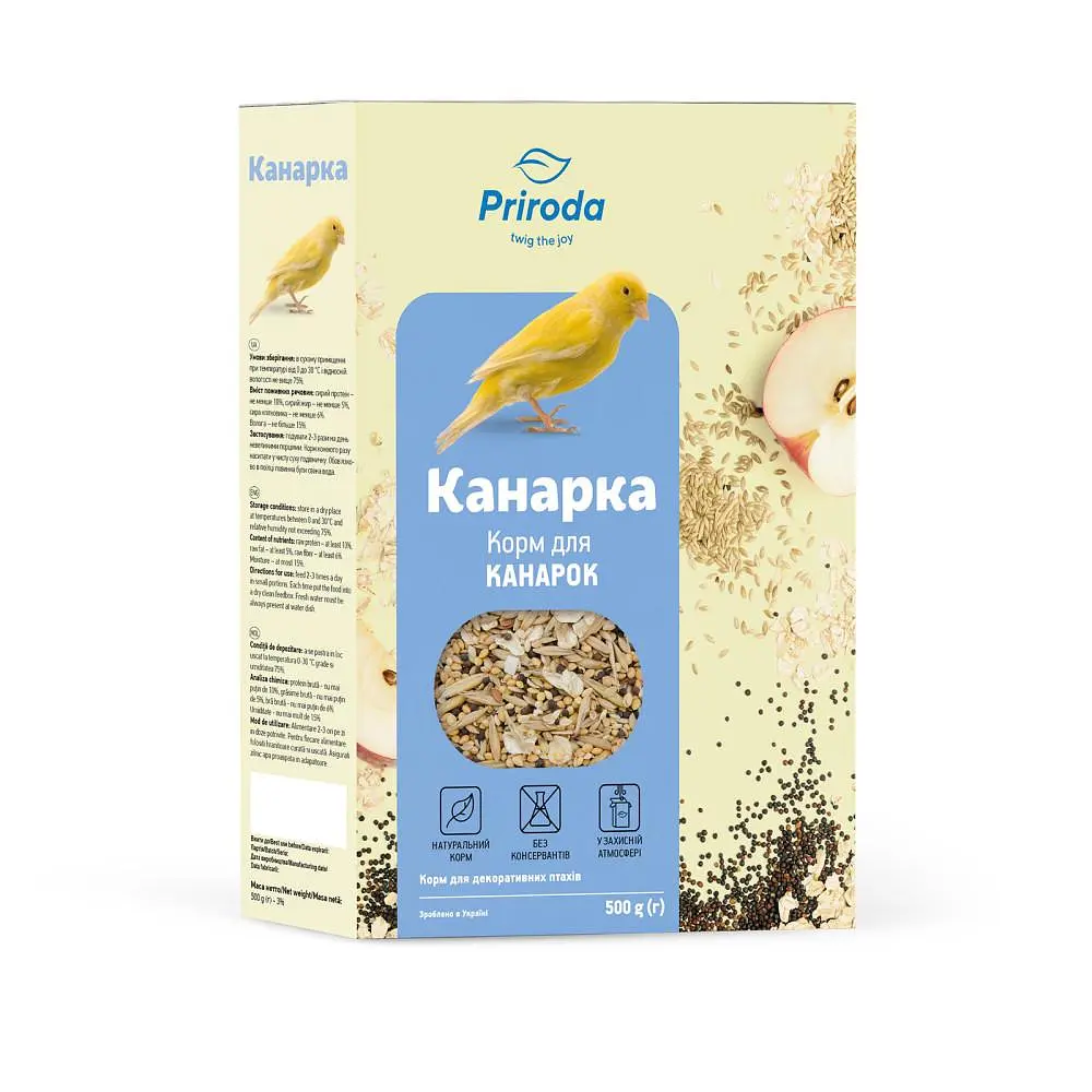 Корм Природа Канарка 500г арт.PR241078