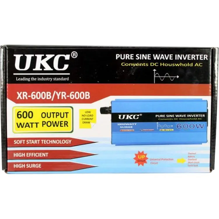 Преобразователь напряжения UKC Синусоида 600W 12V XPRO (44830-_1500) - фото 3