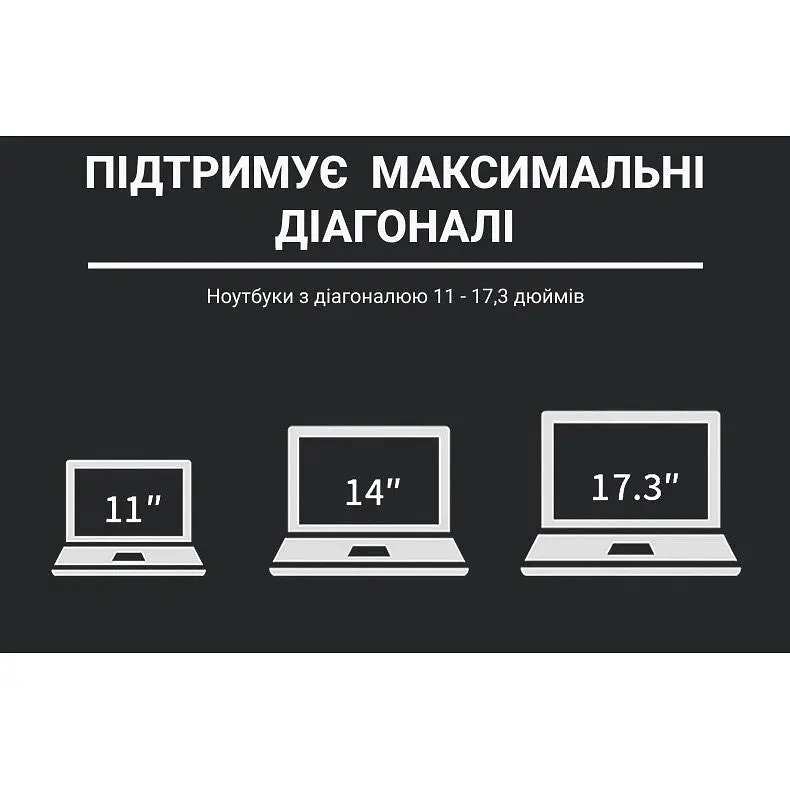 Підставка для ноутбука OfficePro LS111B Black [144442] - фото 12