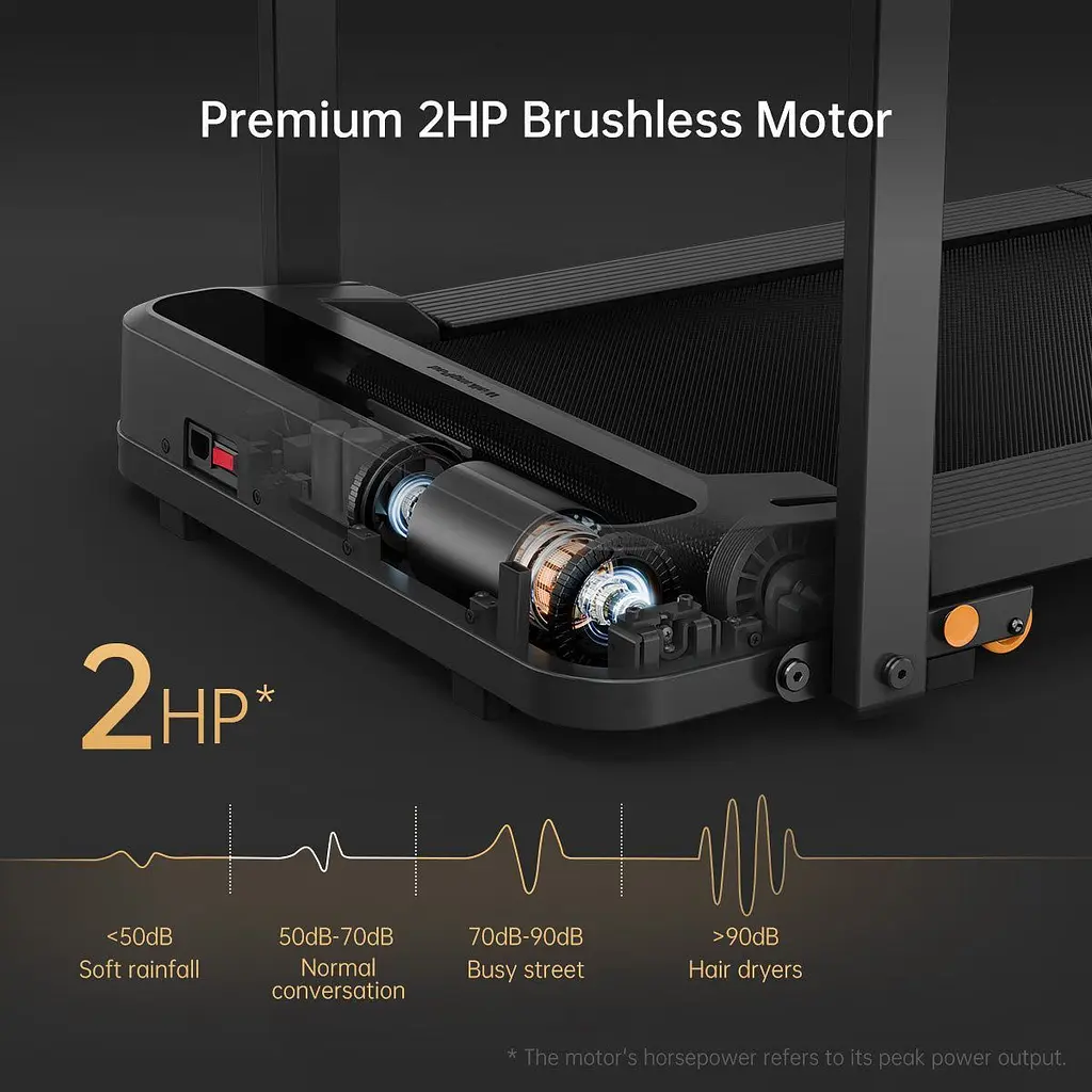 Бігова доріжка Kingsmith WalkingPad Treadmill MX10 Black [163172] - фото 5