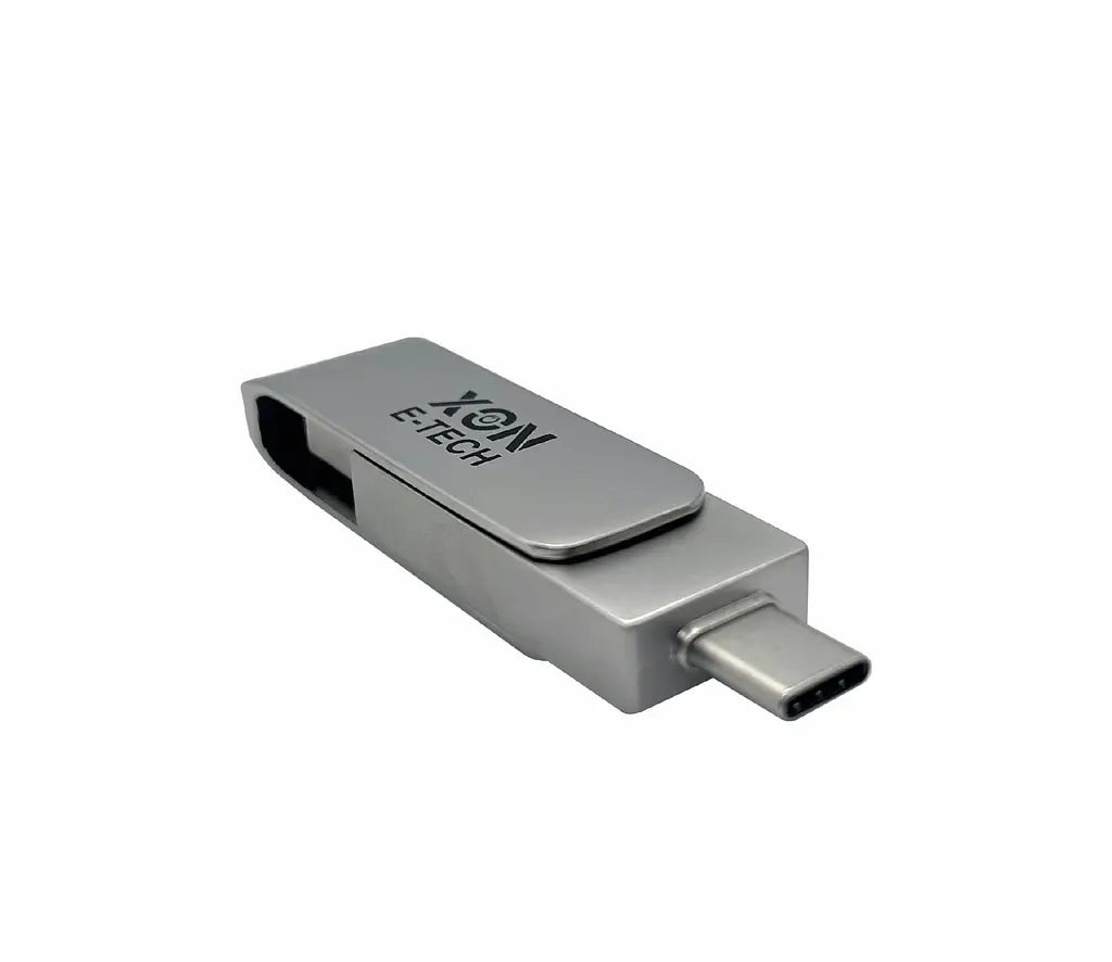Флеш-накопитель XON FlashDrive DuoConnect 256GB (USB 2.0 + USB Type-C) Серый (FX2DR256MS 4081) - фото 5
