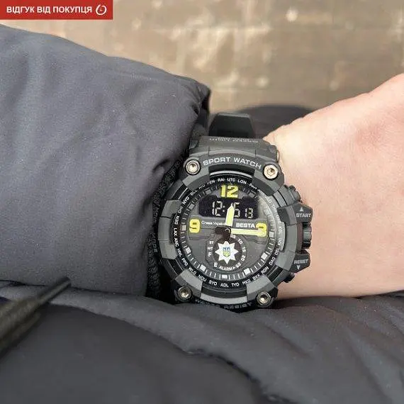 Чоловічий наручний годинник Besta Police (Чорний) - фото 10