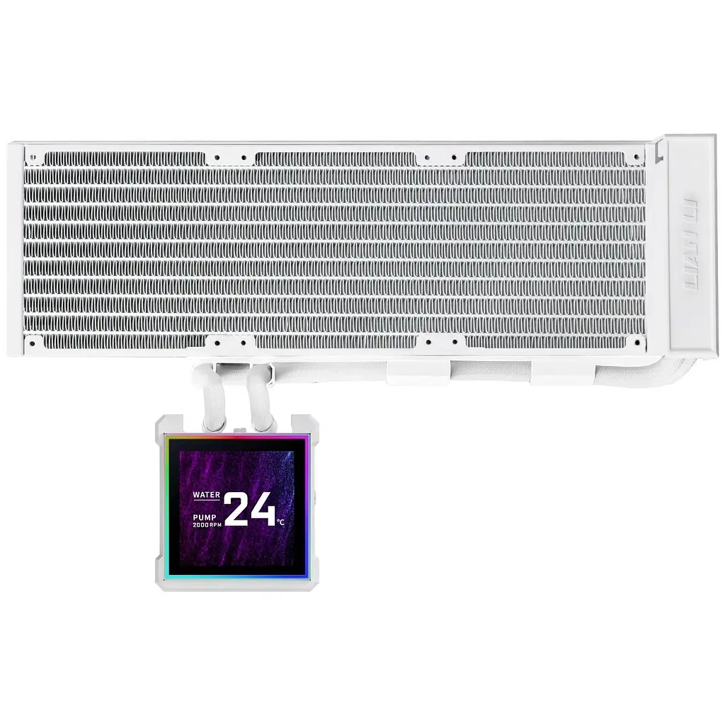 Система водяного охолодження Lian Li HydroShift II LCD-S 360N Fanless White (G89.GHS2LCDS36NW.00) - фото 4