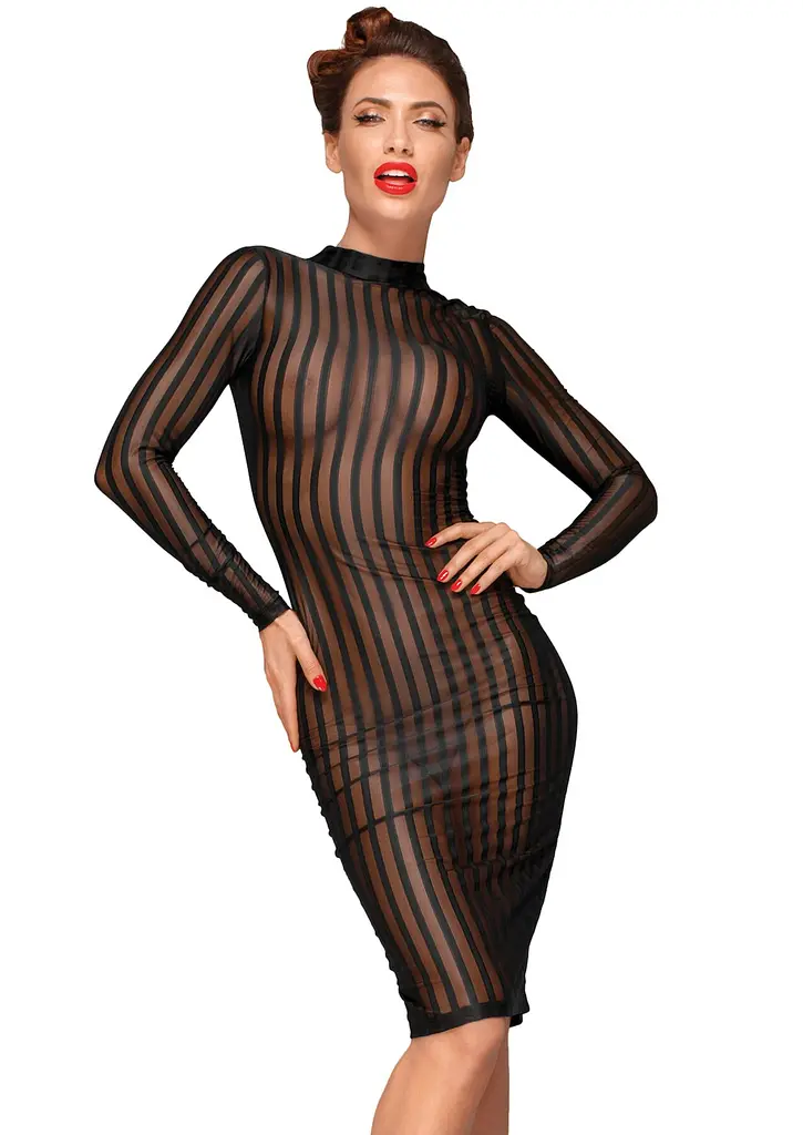 Плаття з мокрим ефектом Noir Handmade F182 з еластичного тюлю