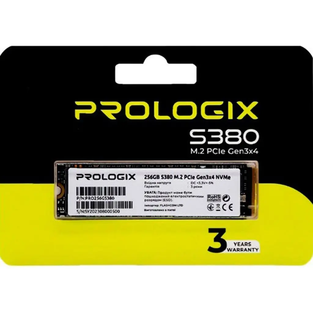 SSD накопичувач Prologix S380 256GB (PRO256GS380) [119334] - фото 4