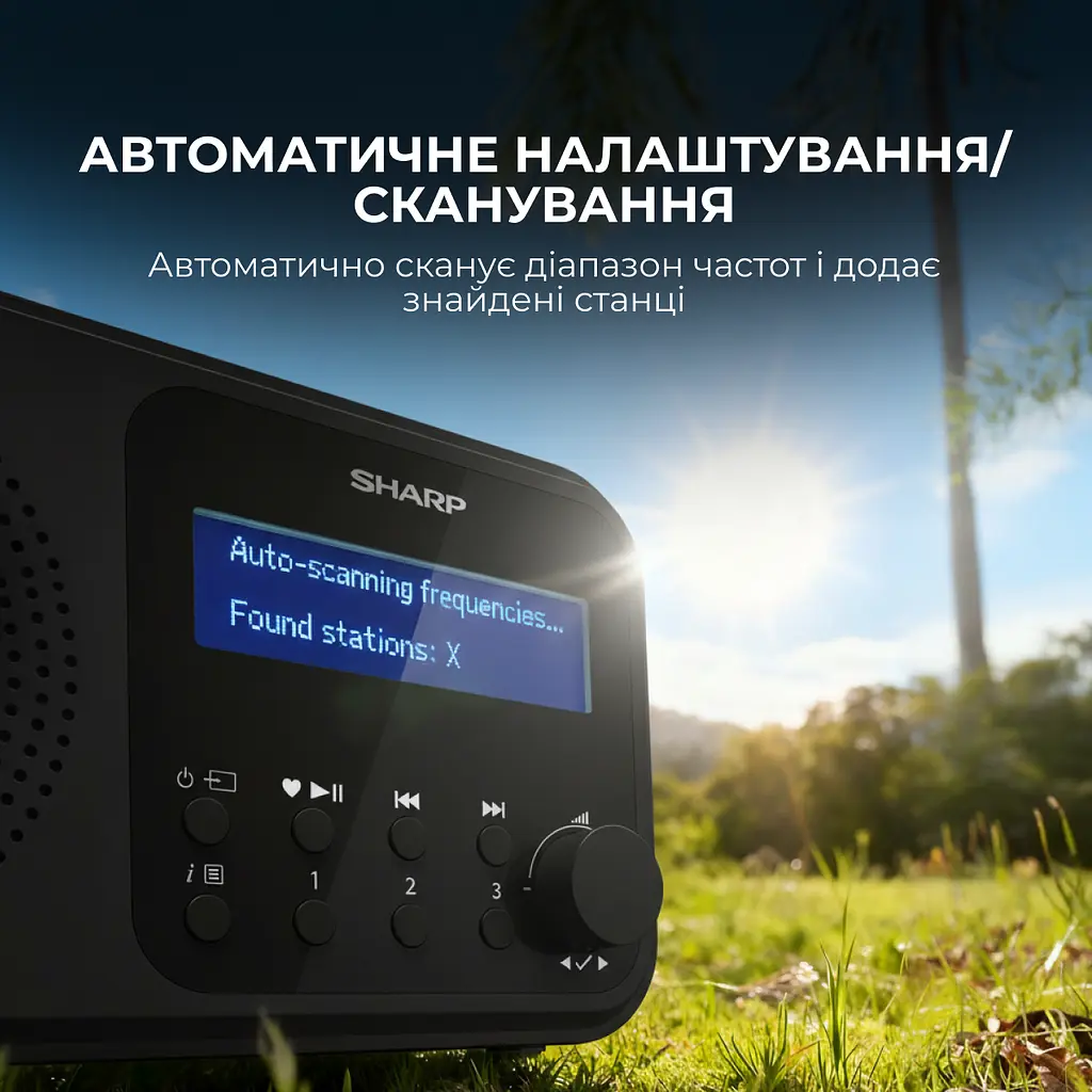 Радіоприймач Sharp DR-P420 Black - фото 10