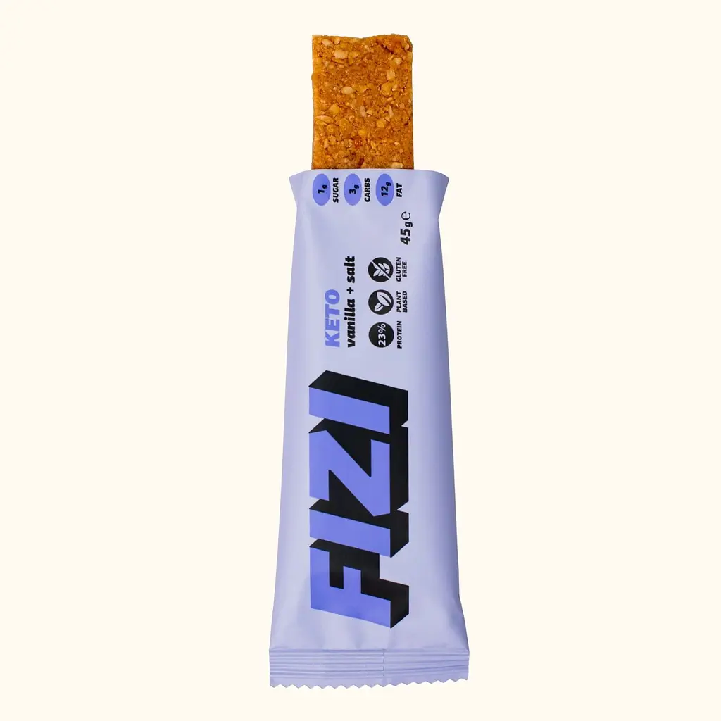 Батончик Fizi Кето Vanilla + Salt 45 г - фото 2