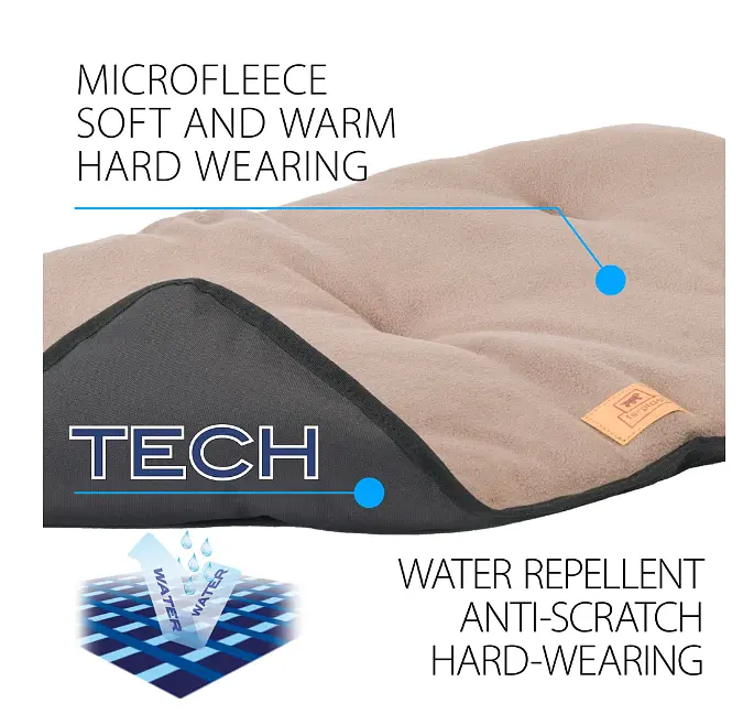 Підстилка для собак та котів Ferplast Jolly Microfleece 110 коричнева 108x79 см 81084517 - фото 6