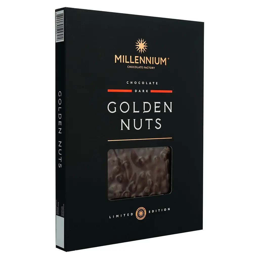 Уценка. Шоколад черный Millennium с целым фундуком 1.1 кг - фото 2
