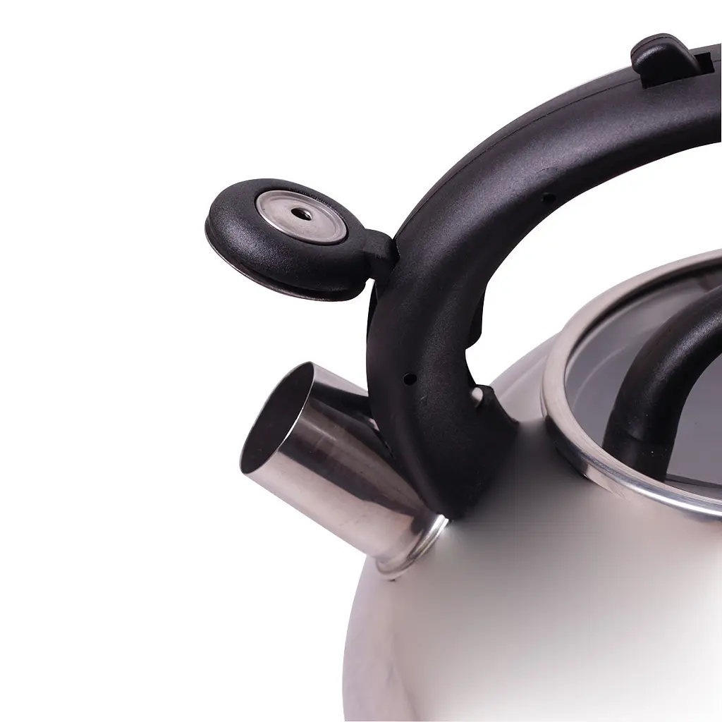 Чайник Kamille зі свистком та скляною кришкою, 3 л (KM-0677) - фото 2