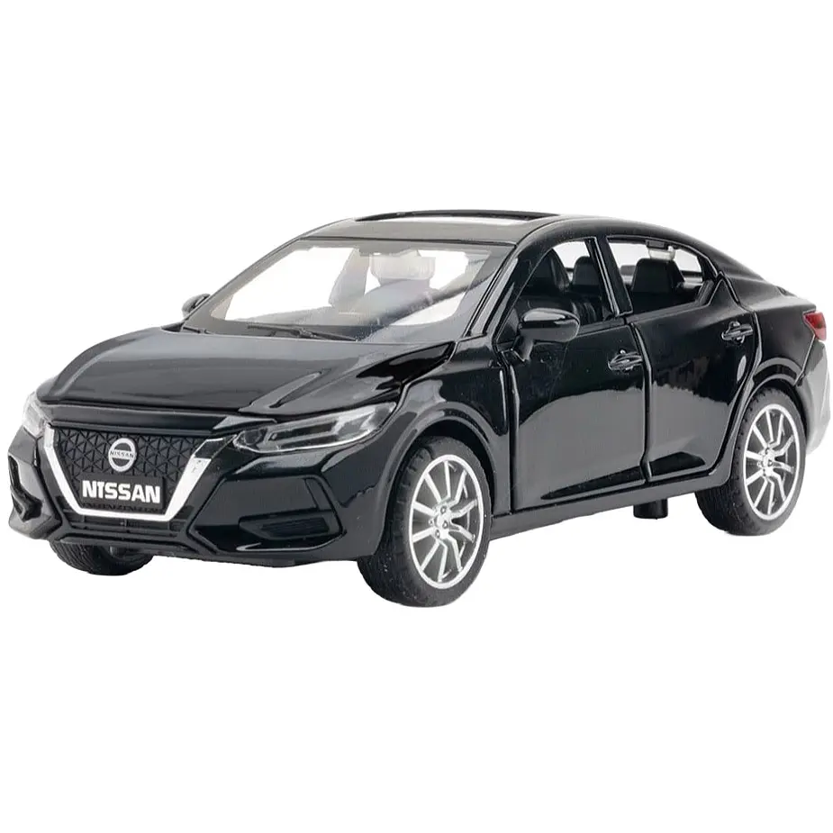 Колекційна металева модель седана АвтоЕксперт Nissan Sylphy з інерцією, світлом та звуком 1:32