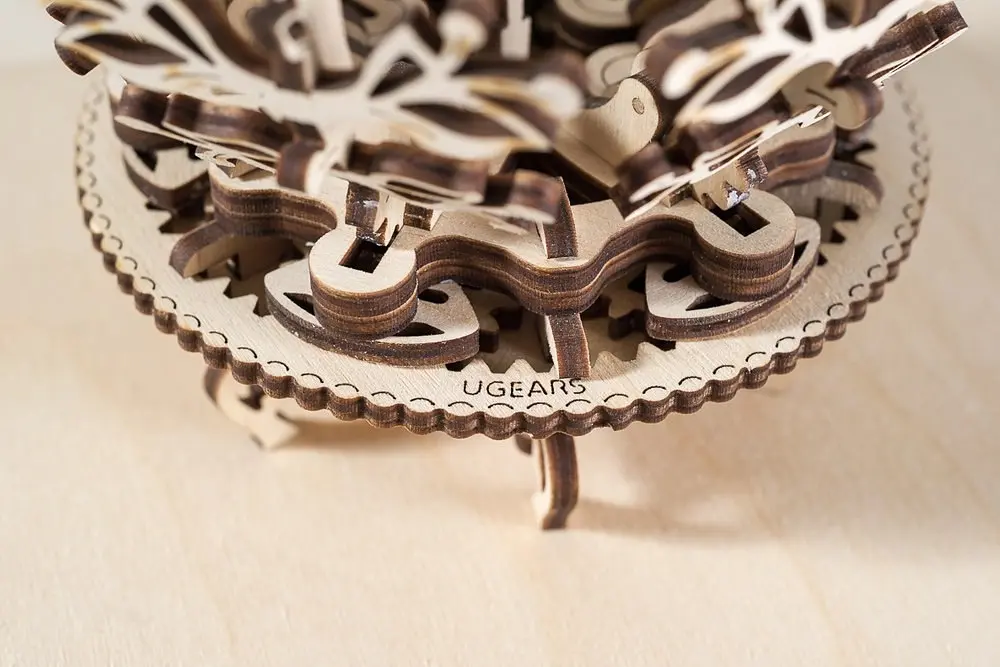 Механічний 3D Пазл Ukrainian Gears Механічна квітка, 101 елемент (70019) - фото 7