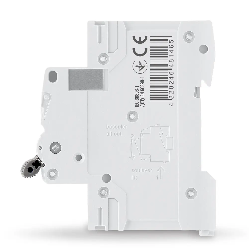 Автоматичний вимикач RS6 2п 10А 6кА С VIDEX RESIST VIDEX (26557-000) - фото 3