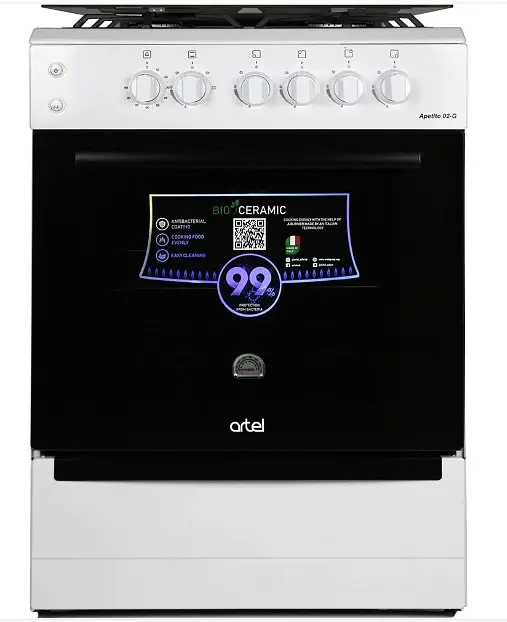 Плита газова ARTEL APETITO 50 02-G WHITE