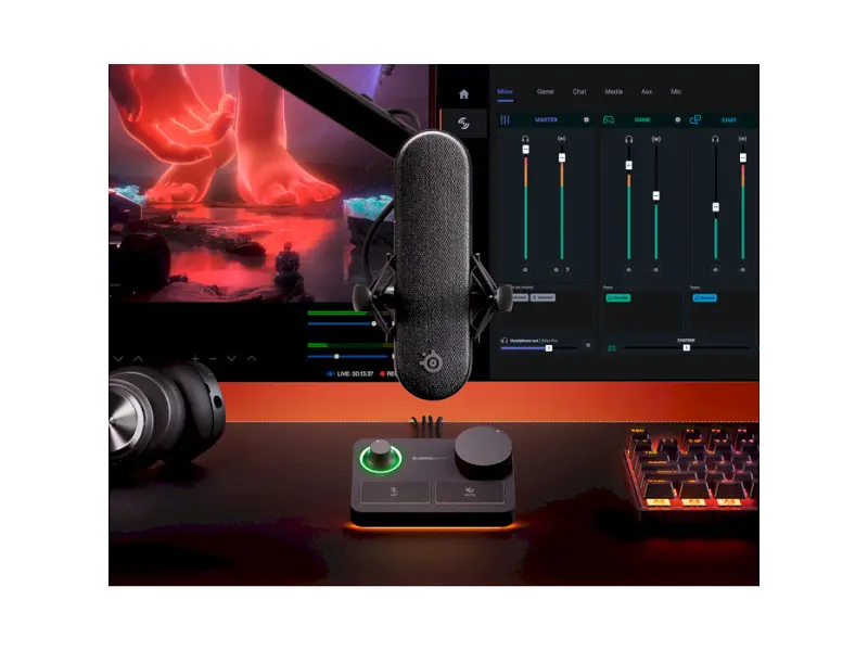 Мікрофон для ПК/ для стрімінгу, подкастів SteelSeries Alias Pro (61597) - фото 7