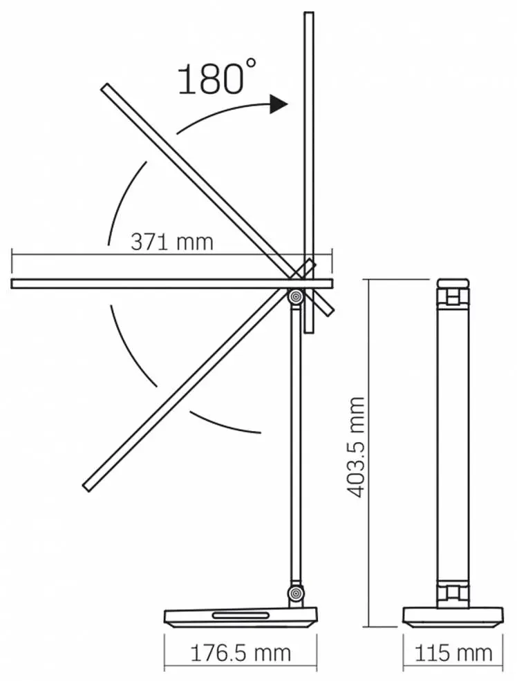 LED лампа настільна з бездротовою зарядкою VIDEX VL-TF17B 18W 1800-6500K - фото 4